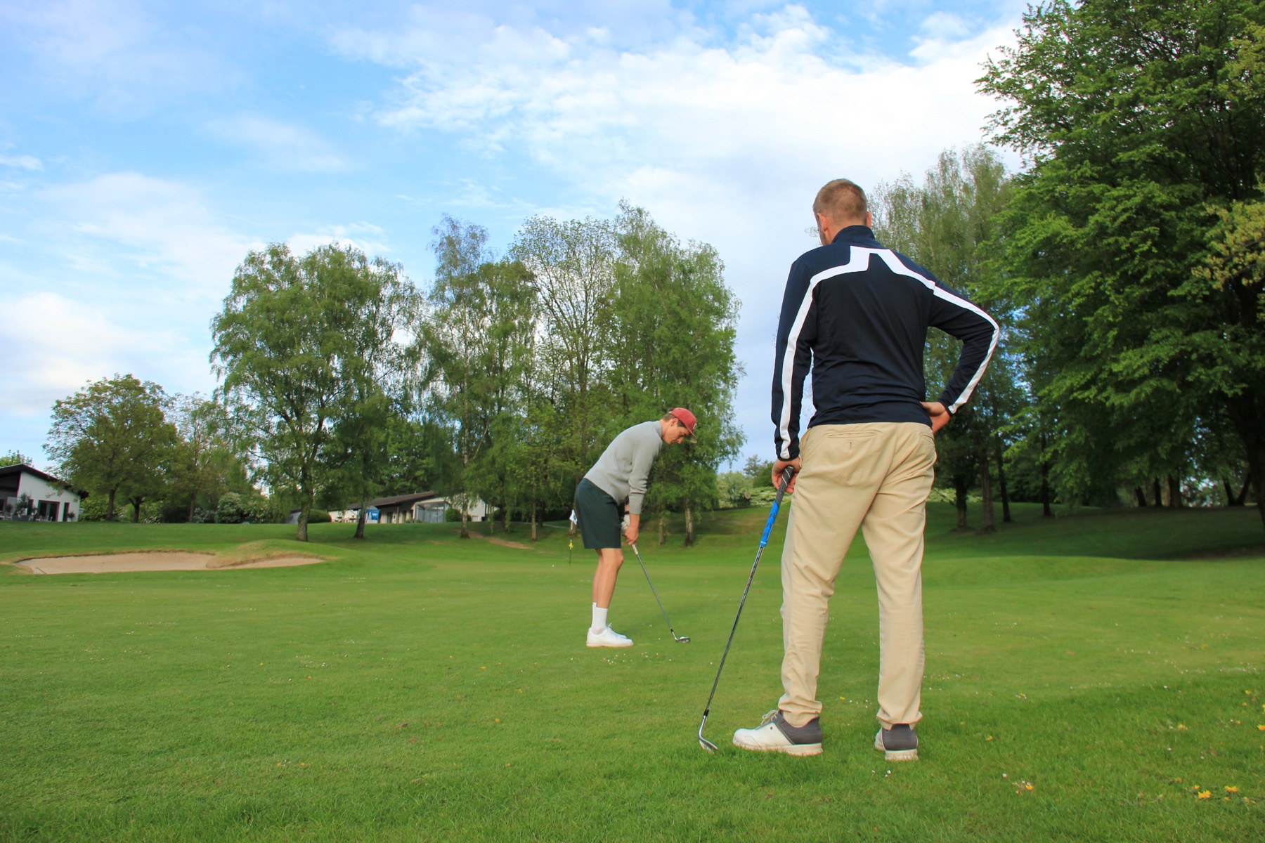Chip-Training am Grün